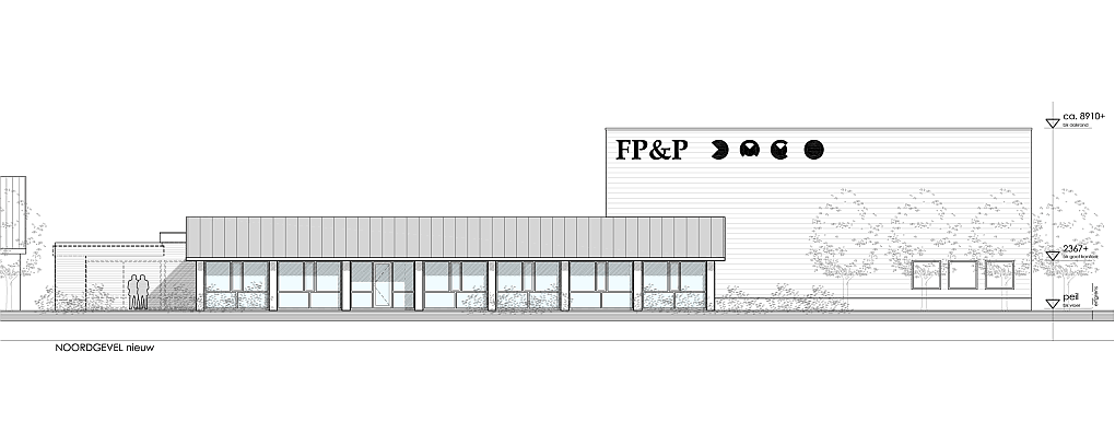 Gevel uitbreiding fase III