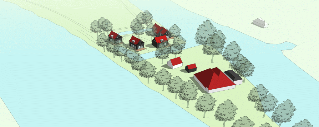 Overzicht vanuit west